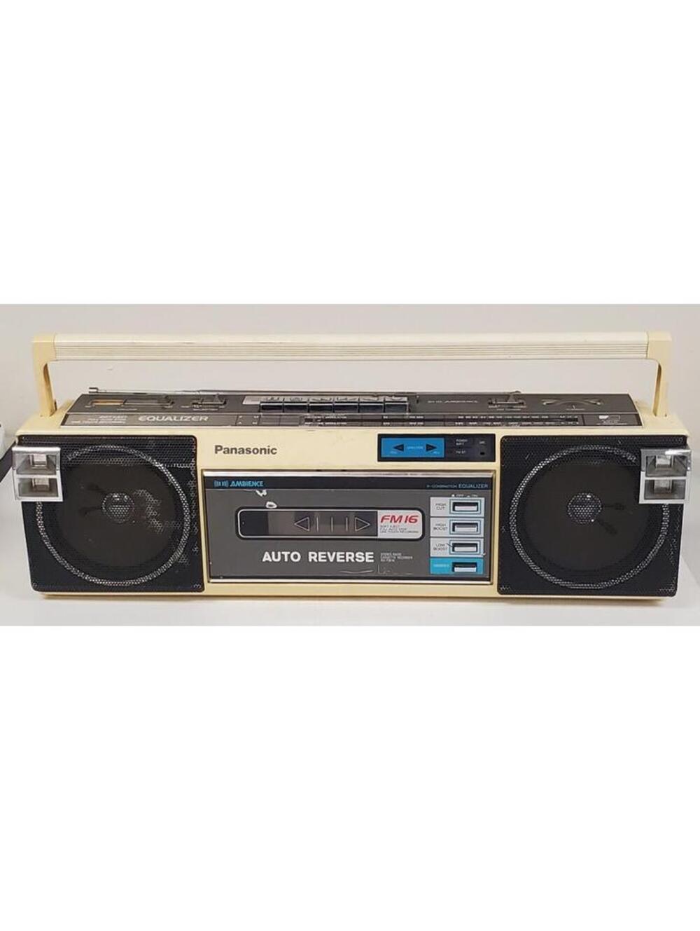 Panasonic RX-FM16 Boombox Stereo Cassette Player - Not Working For Parts